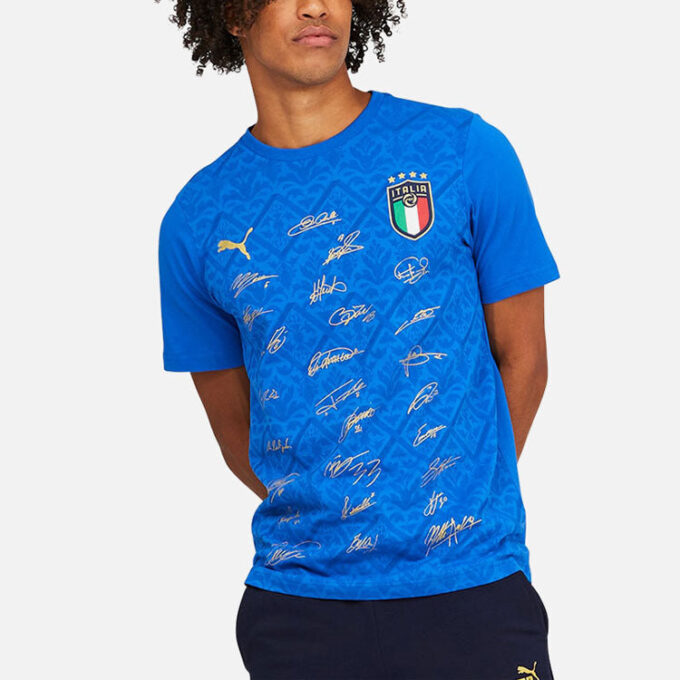 2021-2022 Italy Signature Winner T-Shirt “Blue”