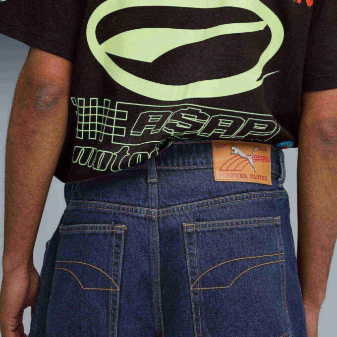 A$AP ROCKY x PUMA Men Denim Shorts