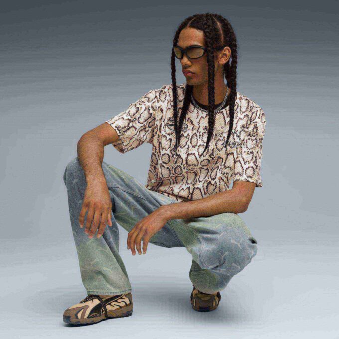 A$AP ROCKY x PUMA Men Snake Skin Tee A$AP ROCKY x PUMA Men Snake Skin Tee