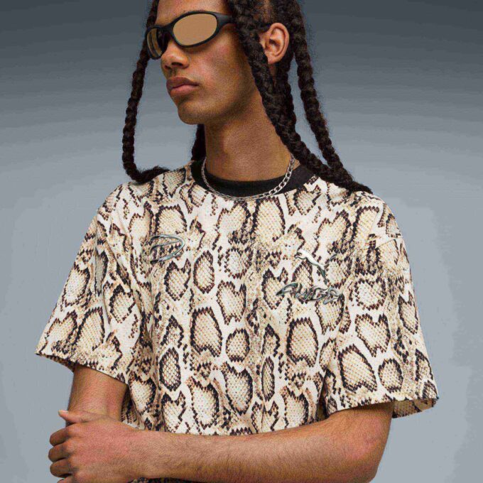 A$AP ROCKY x PUMA Men Snake Skin Tee A$AP ROCKY x PUMA Men Snake Skin Tee
