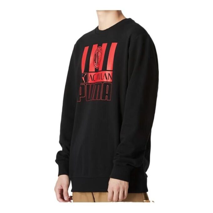 AC Milan Football Black Pullover Sweater “Black”