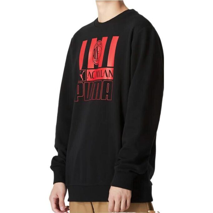 AC Milan Football Black Pullover Sweater “Black”