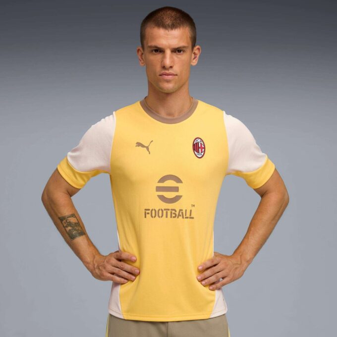 AC Milan Men Long Sleeve Soccer Training Jersey AC Milan Men Long Sleeve Soccer Training Jersey