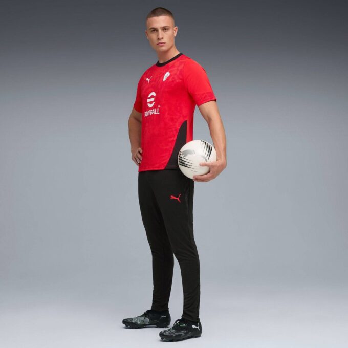 AC Milan Men Long Sleeve Soccer Training Jersey AC Milan Men Long Sleeve Soccer Training Jersey