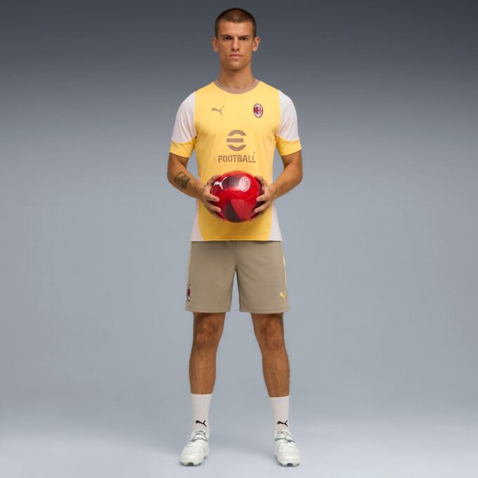 AC Milan Men Long Sleeve Soccer Training Jersey AC Milan Men Long Sleeve Soccer Training Jersey