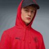 AC Milan Soccer Essentials Men Fleece Soccer Hoodie AC Milan Soccer Essentials Men Fleece Soccer Hoodie