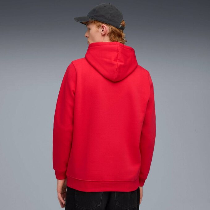 AC Milan Soccer Essentials Men Fleece Soccer Hoodie AC Milan Soccer Essentials Men Fleece Soccer Hoodie