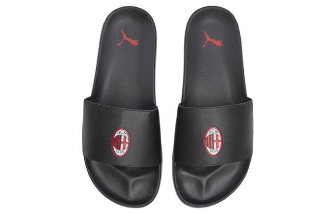 AC Milan x Leadcat 2.0 Slide “Black Tango Red”