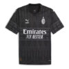 Ac Milan X Pleasures Men”s Authentic Football Jersey “Black White”