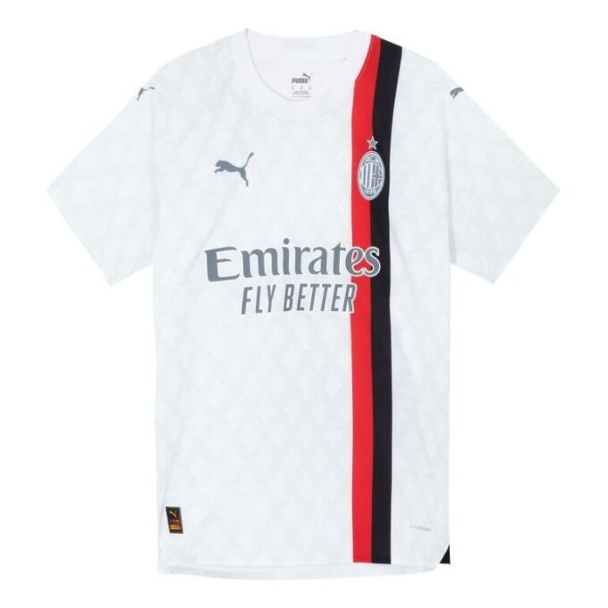 Acm Away Authentic Jersey Logo “White”