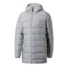Active Medium Long Down Jacket “Grey White”