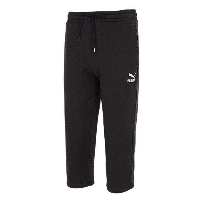 Active Woven 3/4 Pants “Black White”