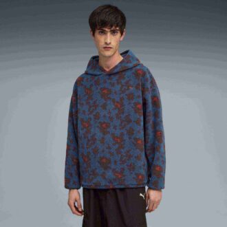 All-Over-Print Men Patterned Fleece Hoodie