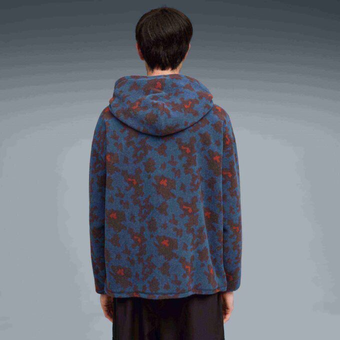 All-Over-Print Men Patterned Fleece Hoodie All-Over-Print Men Patterned Fleece Hoodie
