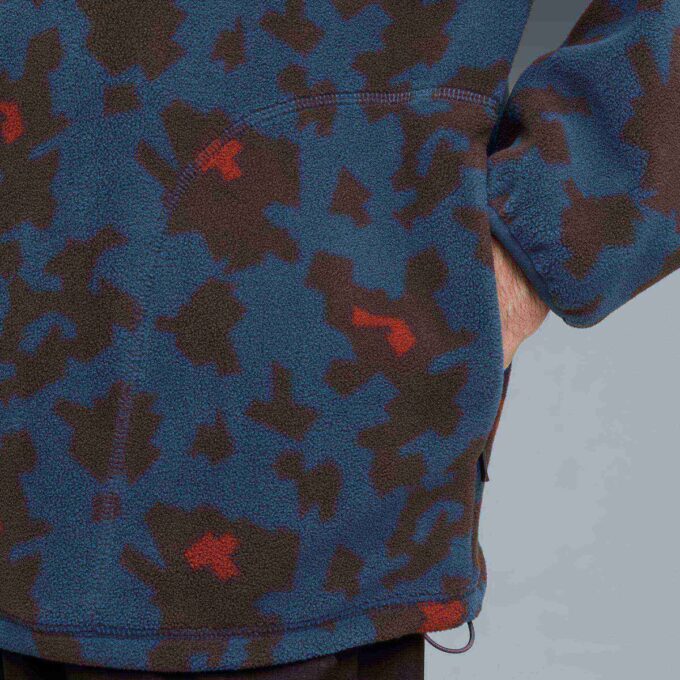 All-Over-Print Men Patterned Fleece Hoodie All-Over-Print Men Patterned Fleece Hoodie