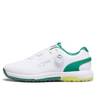 Alphacat Nitro Disc Golf “White Archive Green Yellow Burst”