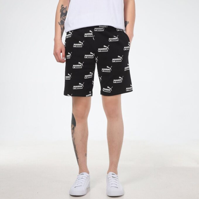 Amplified 9″ Short “Black White”