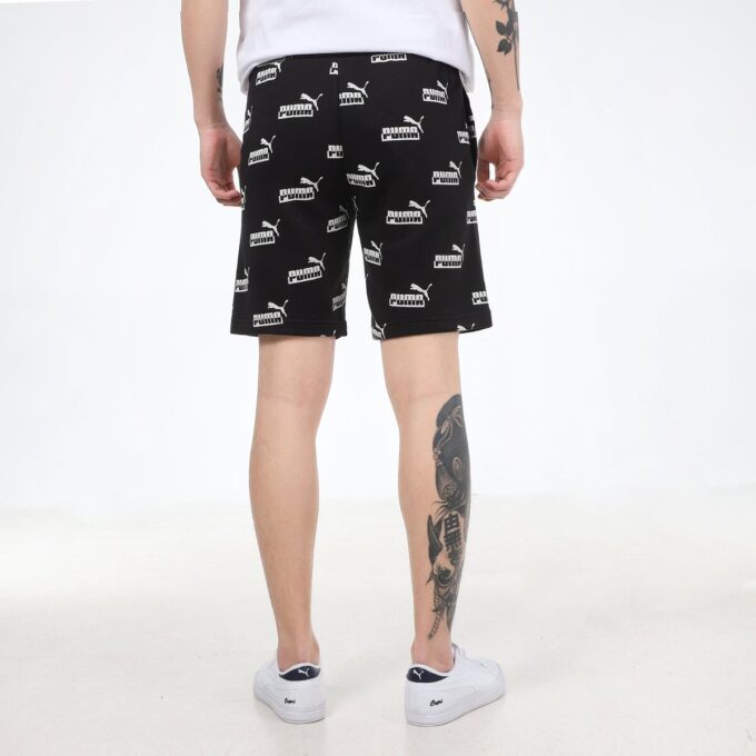 Amplified 9″ Short “Black White”