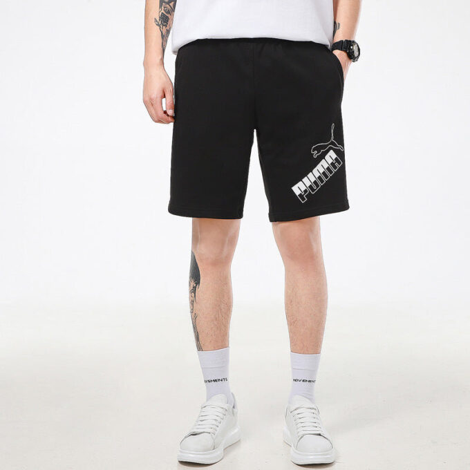 Amplified Big Logo Shorts “Black White”