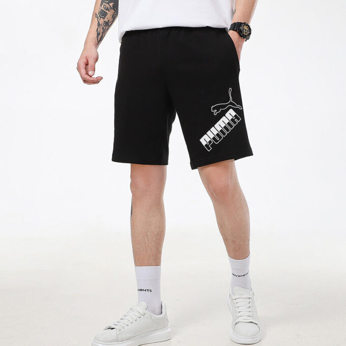 Amplified Big Logo Shorts “Black White”