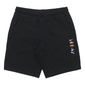 Awareness Athleisure Casual Sports Drawstring Breathable Shorts Black