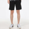 Awareness Athleisure Casual Sports Drawstring Breathable Shorts Black