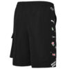 Awareness Cargo Woven Shorts “Black White”
