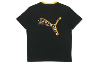 Awareness Logo Embroidered Printing Sports Loose Round Neck Short Sleeve Black