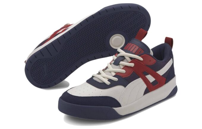 Backcourt Trainers “Navy Burgundy”