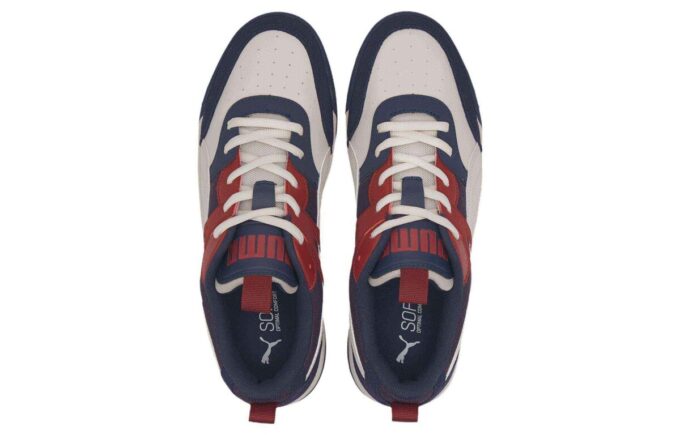 Backcourt Trainers “Navy Burgundy”