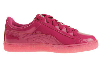 Basket Patent Iced Glit Leisure Board Shoes K Pink