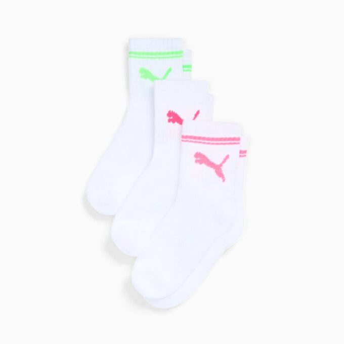 Big Kids’ Half-Terry Low Crew Socks (3 Pairs)
