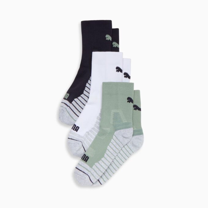 Big Kids’ Half-Terry Low Crew Socks (3 Pairs)