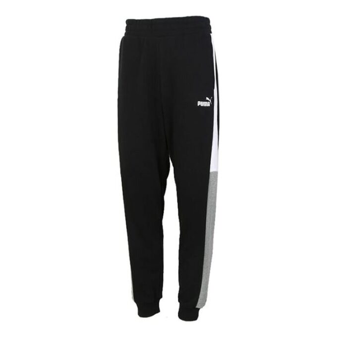 Block Sweatpants “Black White Grey”