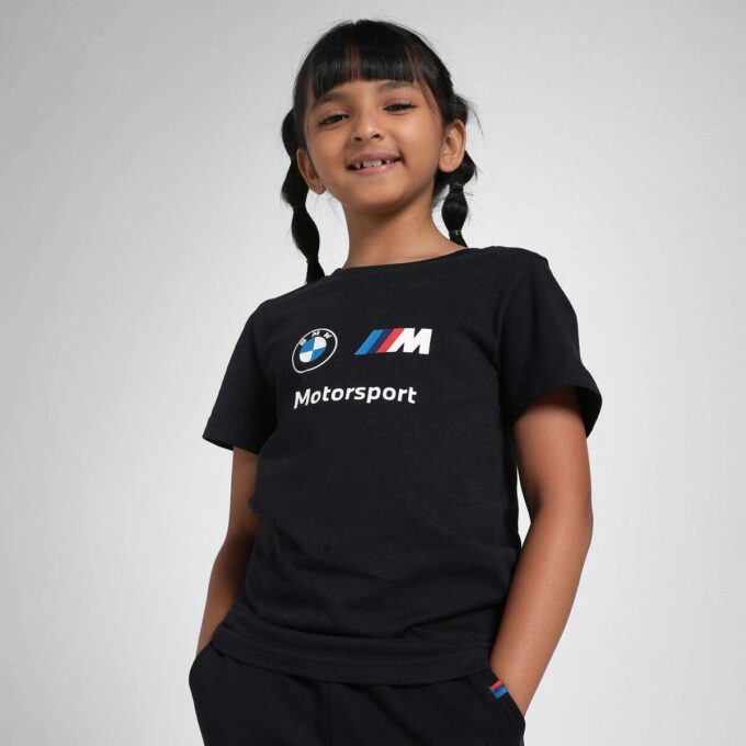 BMW M Motorsport Essentials Big Kids’ Logo Tee