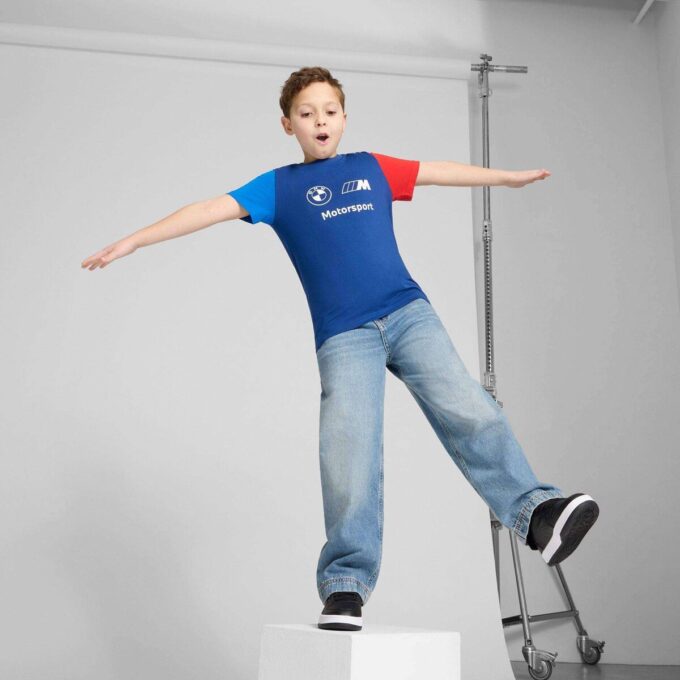 BMW M Motorsport Essentials Big Kids’ Logo Tee BMW M Motorsport Essentials Big Kids’ Logo Tee