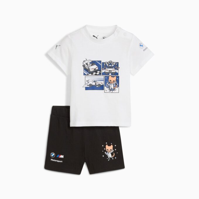 BMW M Motorsport Matching Sets Toddlers’ 2-Piece Tee & Shorts Set BMW M Motorsport Matching Sets Toddlers’ 2-Piece Tee & Shorts Set