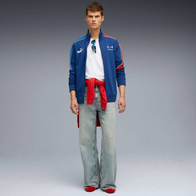 BMW M Motorsport T7 Men Zip-Up Motorsport Jacket BMW M Motorsport T7 Men Zip-Up Motorsport Jacket