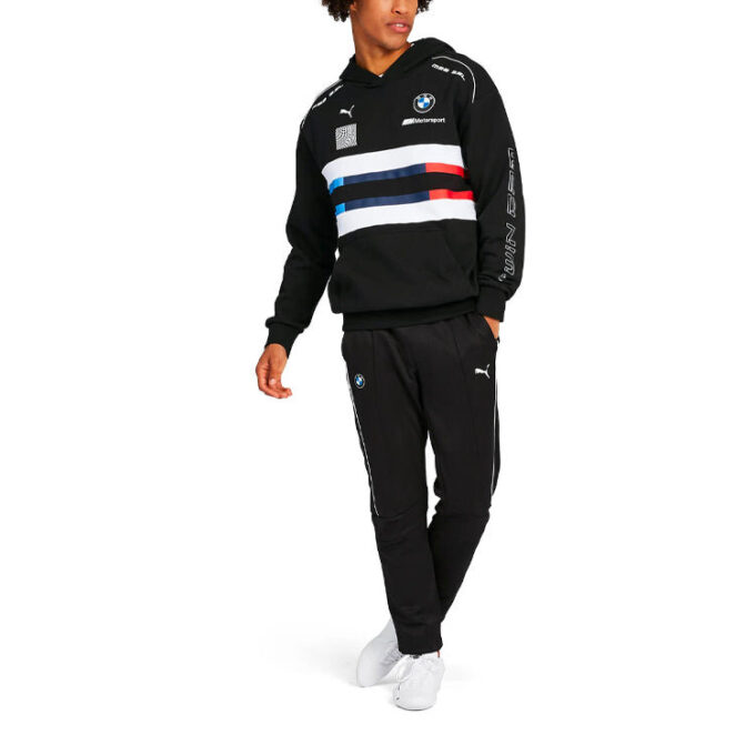 BMW Motorsport Street Midlayer Hoodie “Black Blue Red White”