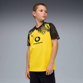 Borussia Dortmund Replica Home 25/26 Big Kids’ Soccer Jersey