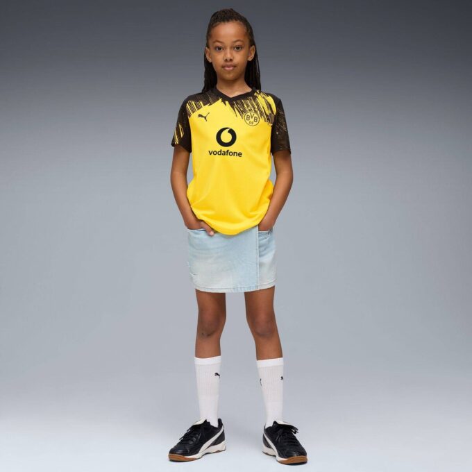 Borussia Dortmund Replica Home 25/26 Big Kids’ Soccer Jersey Borussia Dortmund Replica Home 25/26 Big Kids’ Soccer Jersey