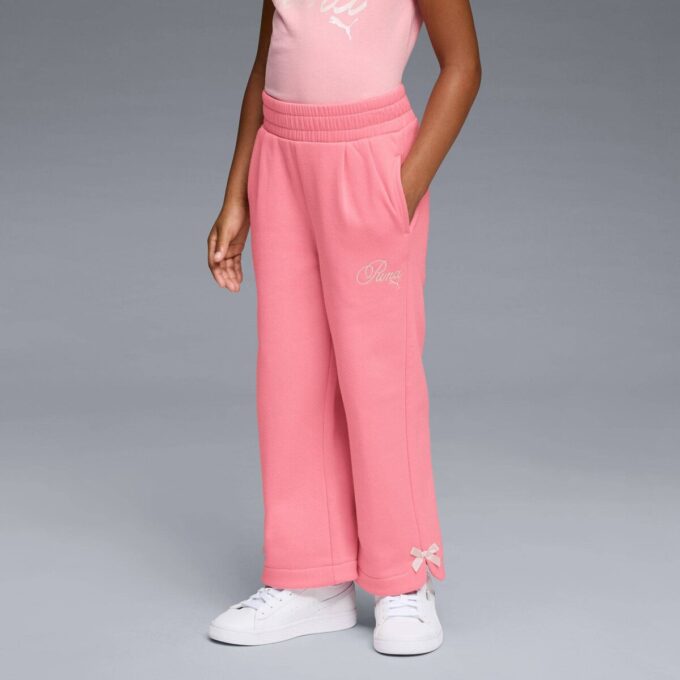 Bow Society Big Kids’ Wide Leg Fleece Pants Bow Society Big Kids’ Wide Leg Fleece Pants