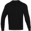 Bronzing Logo Sports Round Neck Pullover Black