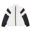 Bronzing Printing Casual Sports Jacket White