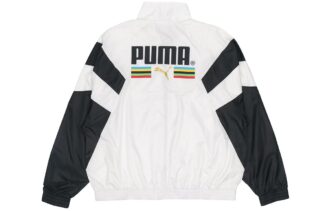 Bronzing Printing Casual Sports Jacket White