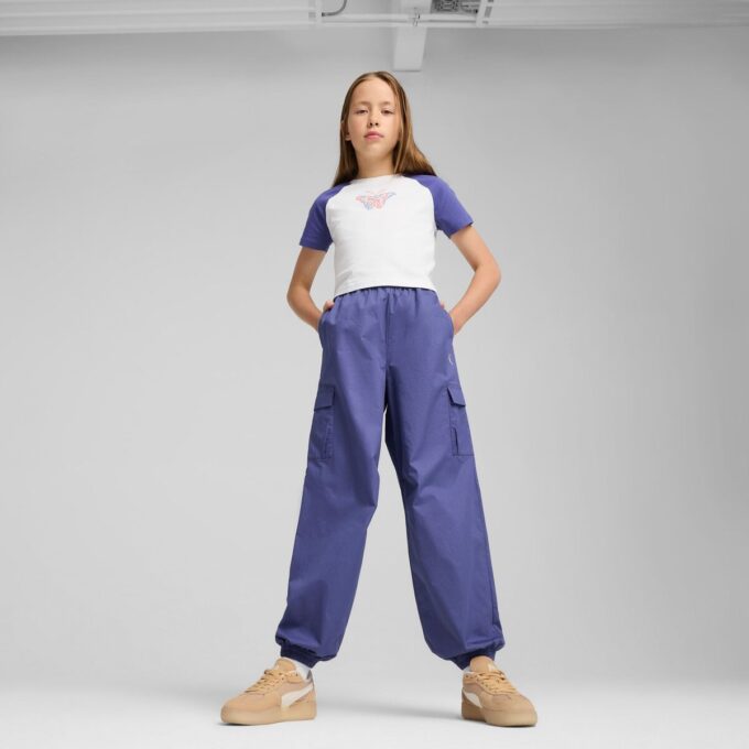 BUTTERFLY VIBE Big Kids’ Cargo Pants BUTTERFLY VIBE Big Kids’ Cargo Pants