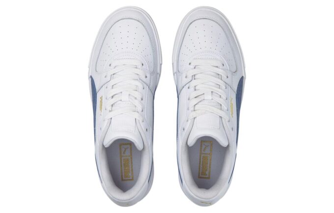 Ca Pro Denim Casual Skateboarding Shoes Unisex White Blue