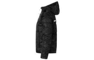 Camo Down Jacket “Black White”