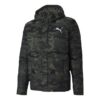 Camo Down Jacket “Green White”