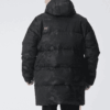 Camo Long Down Jacket “Black”
